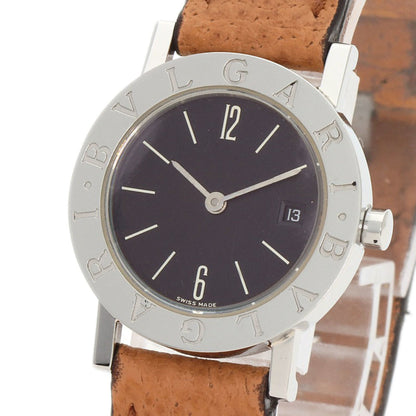 Bvlgari Bz26Sld Wristwatch Stainless Steel Leather