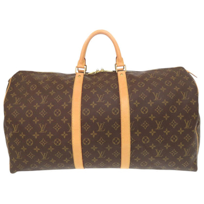 Louis Vuitton Keepall 55 Monogram M41424 Brown Boston Bag 0534 Louis Vuitton