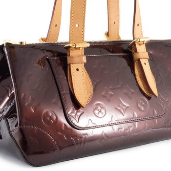 Louis Vuitton Rosewood Avenue Shoulder Bag Monogram Vernis Amaranth M93510