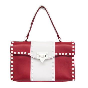 Valentino Garavani Spike Lockstuds Single Handle Bag Pw2B0094Ydw Women'S Leather Handbag