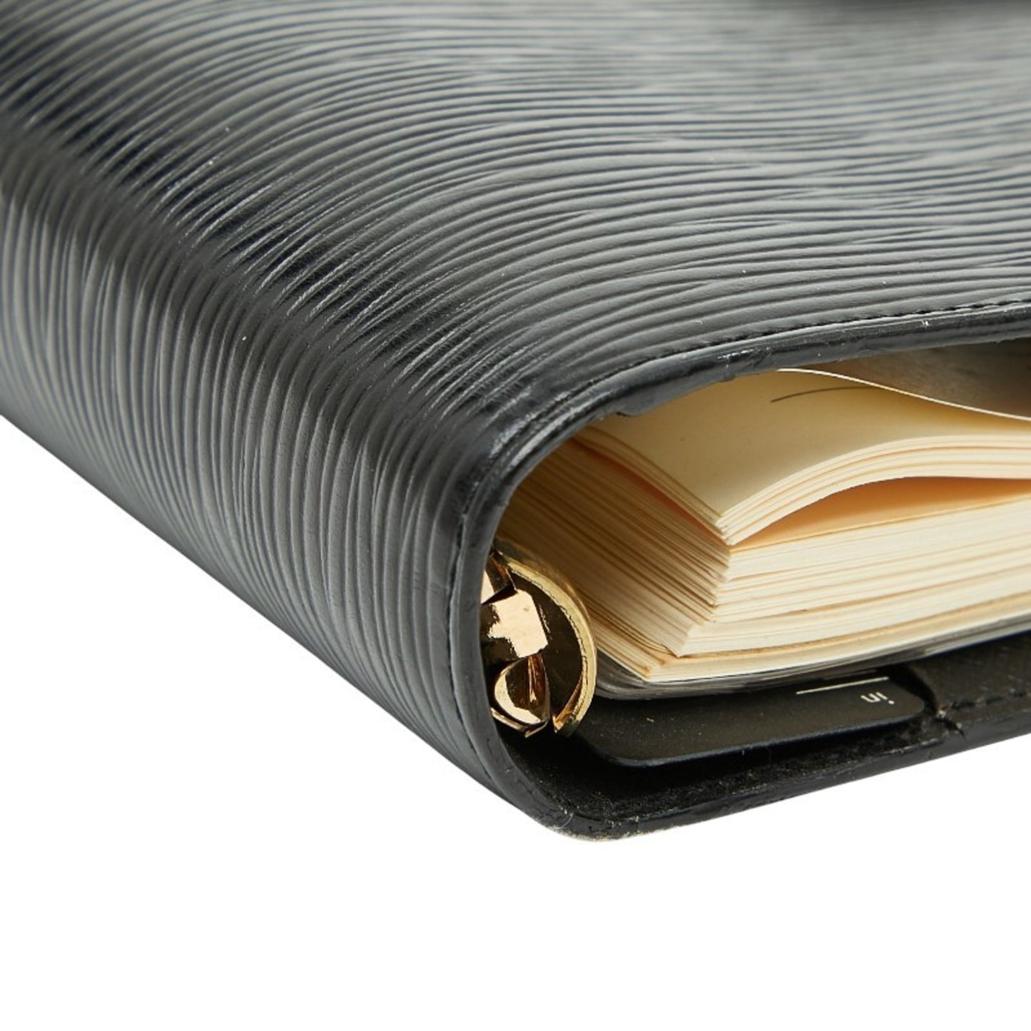 Louis Vuitton Epi Agenda Mm Notebook Cover R20202 Noir Black Leather