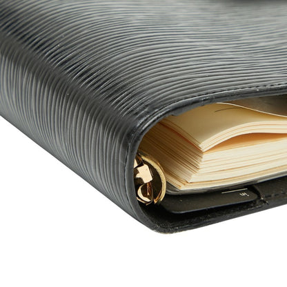 Louis Vuitton Epi Agenda Mm Notebook Cover R20202 Noir Black Leather