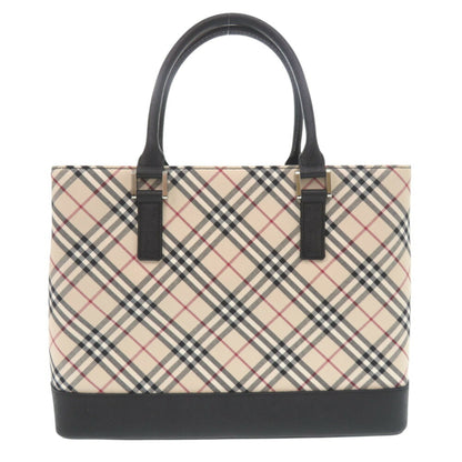 Burberry Nova Check Leather Beige Handbag 1345Burberry