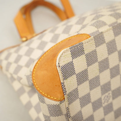 Louis Vuitton Damier Azur Hampstead Pm Tote Bag N51207 White