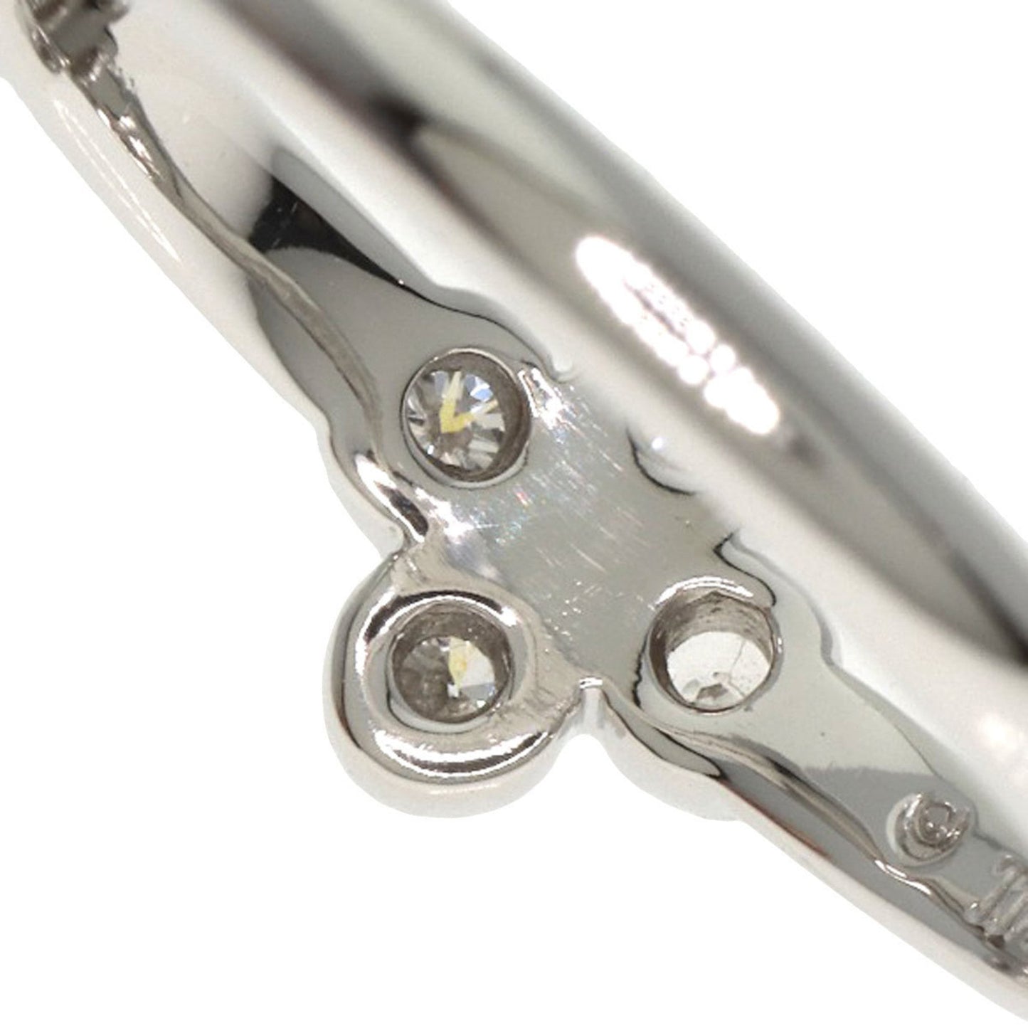 Tiffany Bezel-Set Diamond Ring In Platinum Pt950