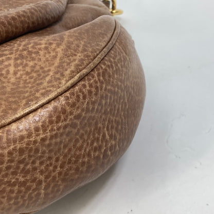 Gucci 223955 Horsebit Shoulder Bag Leather