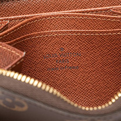 Louis Vuitton Monogram Zippy Coin Purse M60067 Brown Leather