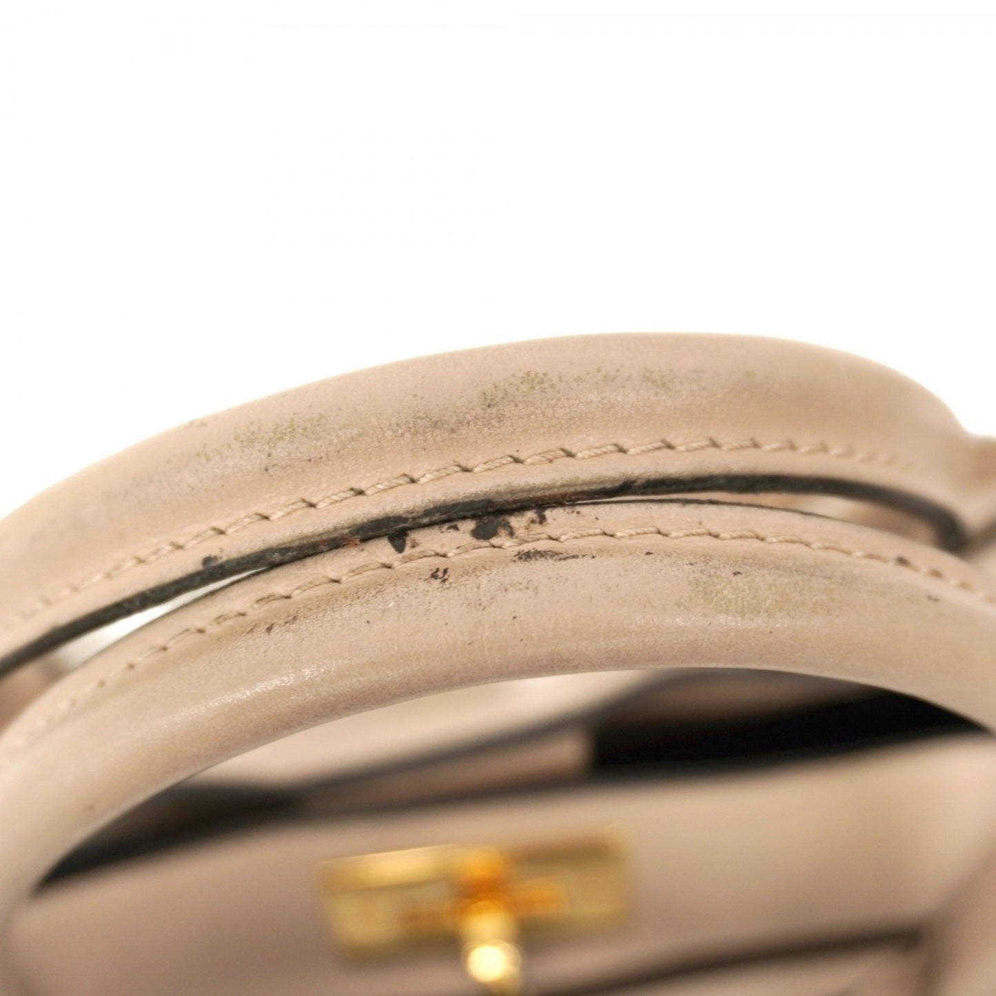 Louis Vuitton Monogram On My Side Handbag M58485 Greige Brown 2-Way Bag