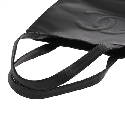 Chanel Black Women'S Caviar Skin Tote Bag