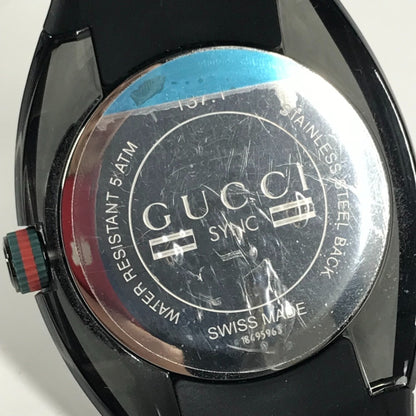 Gucci Ya137107A Skeleton Sync Logo Sherry Line Gg Men'S Watch