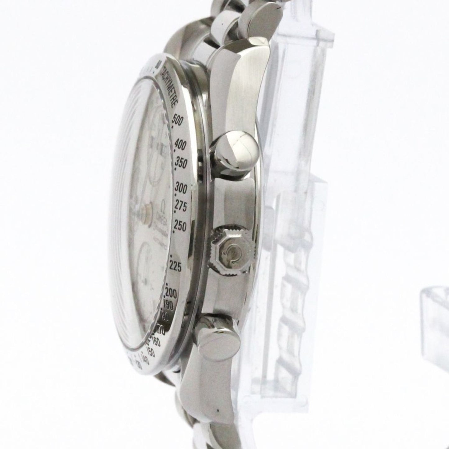 Omega Speedmaster Triple Date Steel Automatic Watch 3521.30 Polished