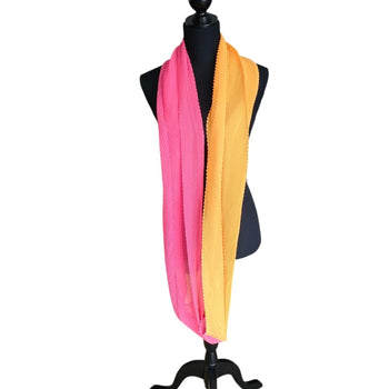 Pleats Please Issey Miyake Two-Tone Stole/Scarf