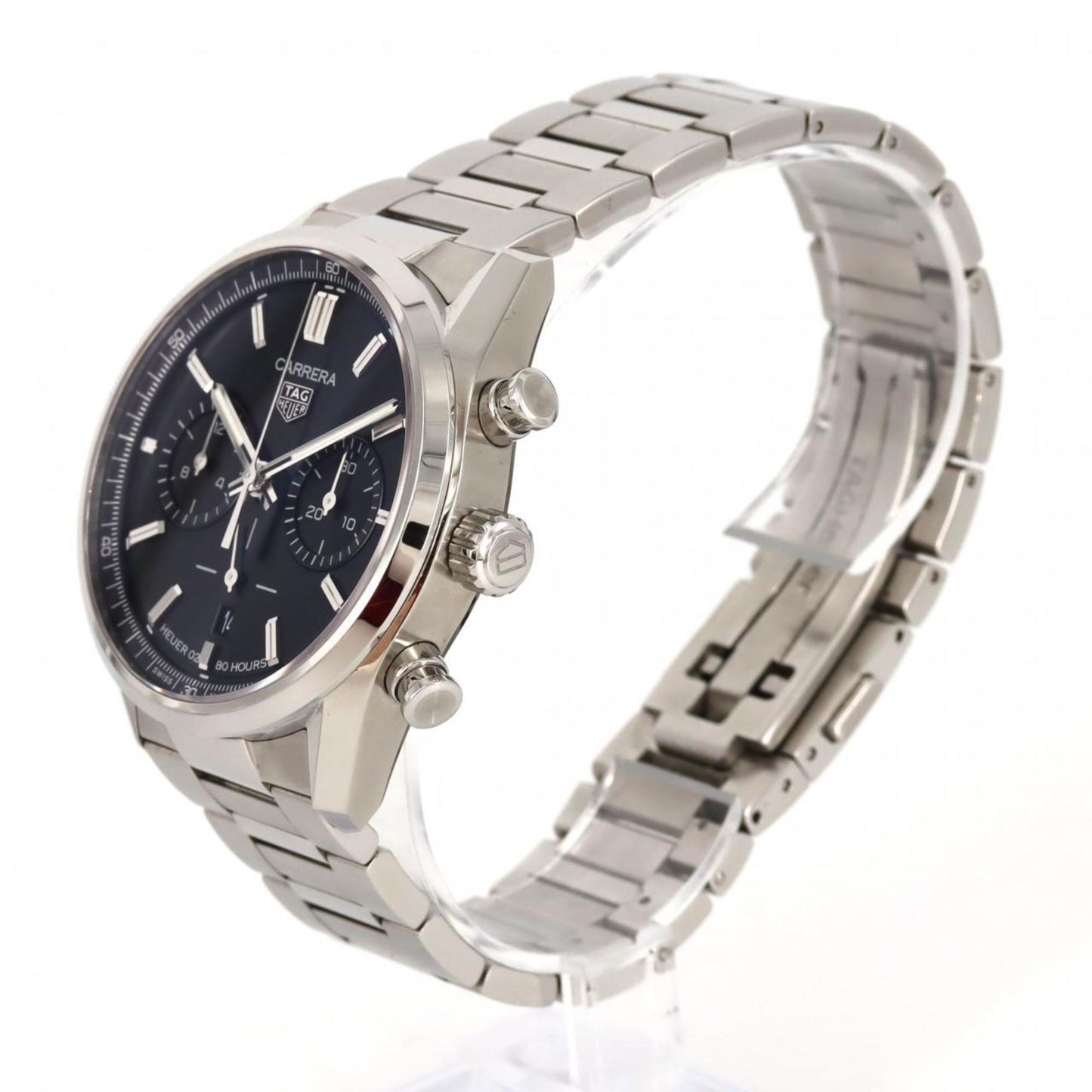 Tag Heuer Carrera Calibre 02 Chronograph Cbn2010.Ba0642 Stainless Steel Automatic Watch