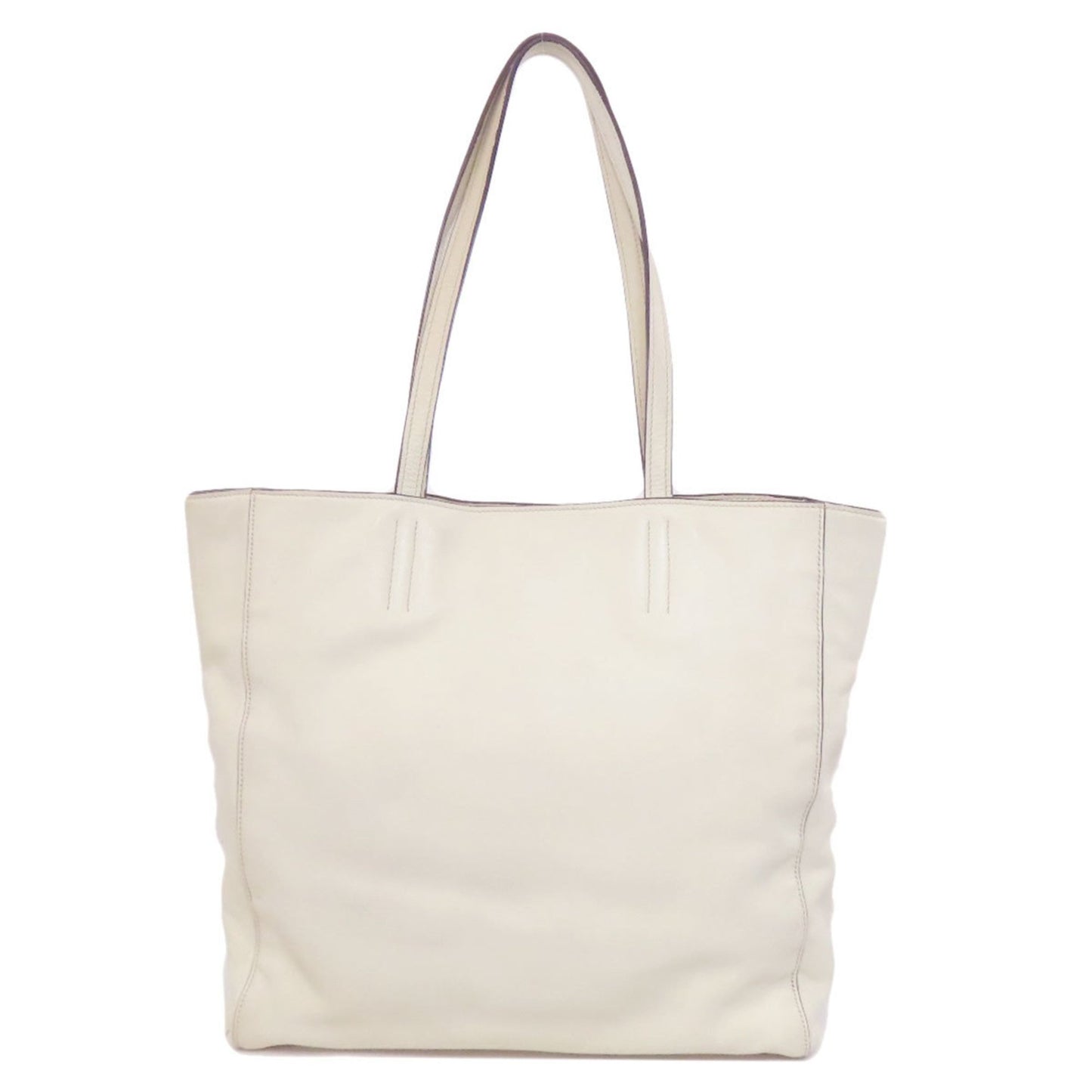 Miu Miu Miu Logo Tote Bag Leather