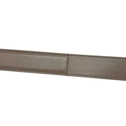 Balenciaga Belt Ec-24401 Beige 640828 1212 S 501523 80 Waist 84Cm Leather Balenciaga Buckle 30Mm