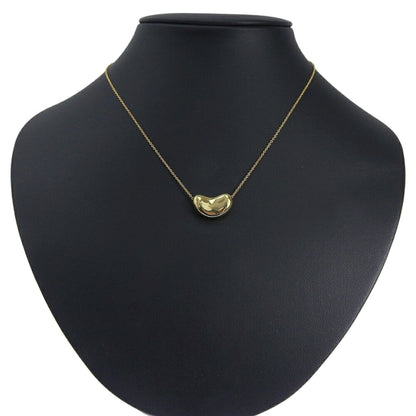 Like New Tiffany & Co. 6.5G Bean Necklace In 18K Yellow Gold