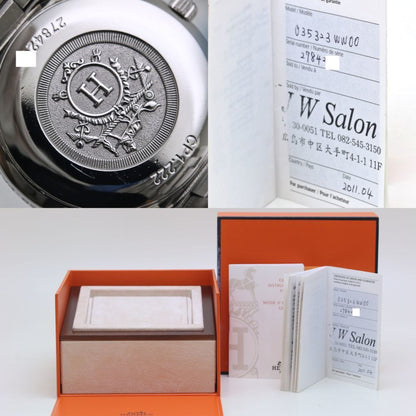 Hermes Clipper Nacr Classic Bezel Diamond Cp1.222.212 4970 035323Ww00