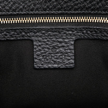 Gucci Tote Bag Handbag 130994 Black Leather
