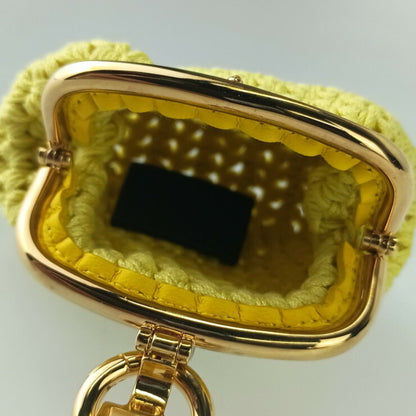 Fendi Wallet/Coin Case Cotton Wallet 8M0454 Yellow