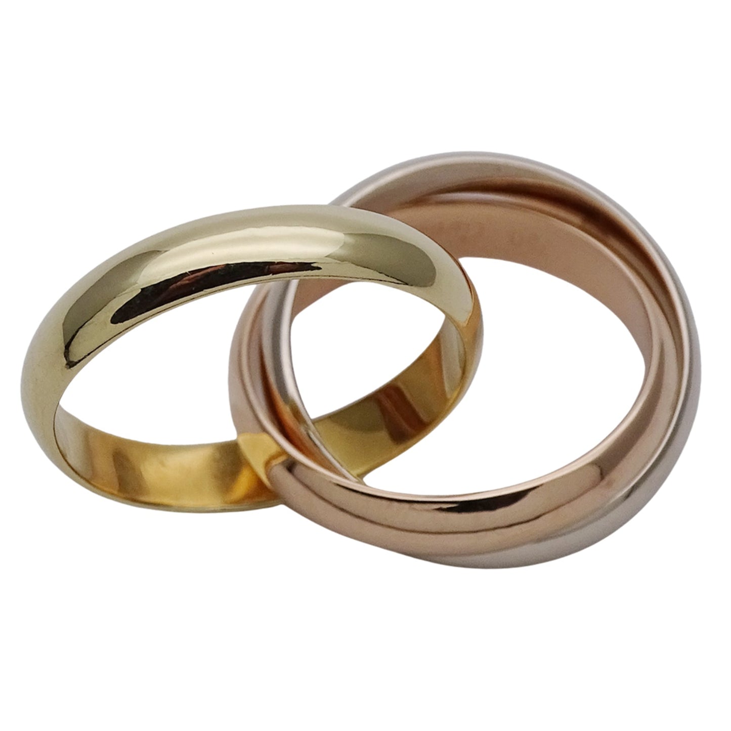 Cartier Trinity Lm Ring For Men And Women In 750Pg