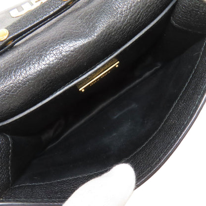 Miu Miu Miu Chain Shoulder Bag Calfskin