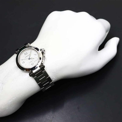 Cartier Pasha C W31023M7 Boys' Watch With Date Display