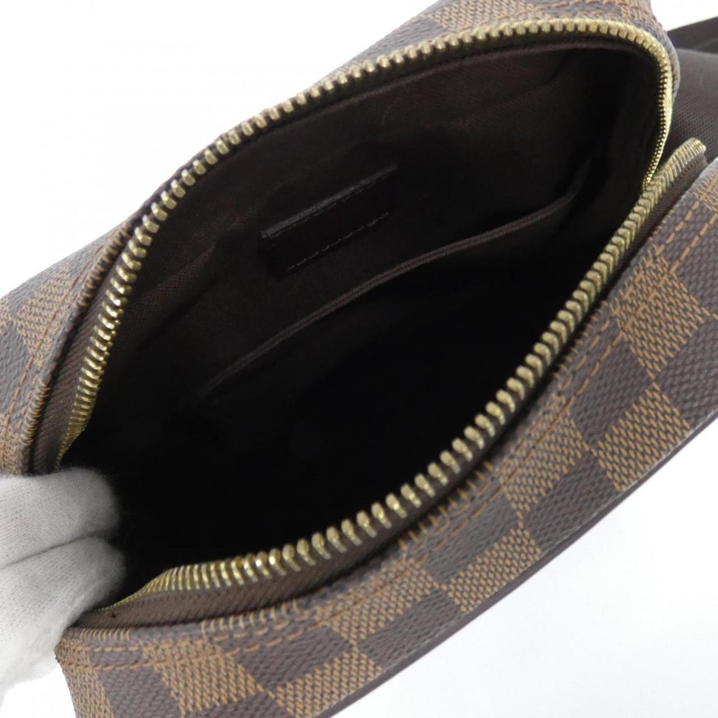 Canvas Louis Vuitton Shoulder Bag Coated
