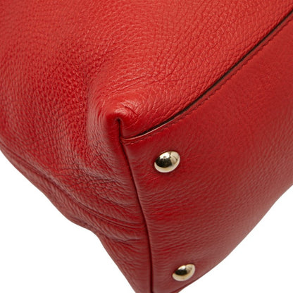 Gucci Soho Handbag/Shoulder Bag 2Way 308362 Red Leather