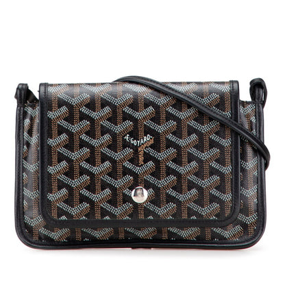 Goyard Plumet Pouch Wallet Black Leather