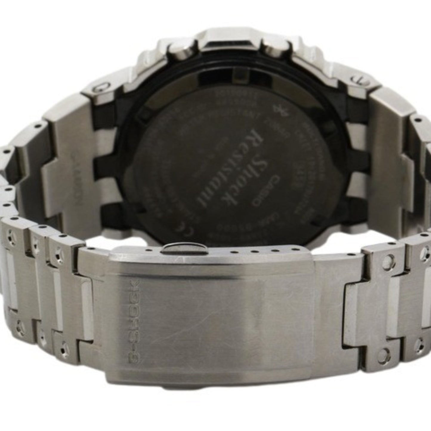 Casio G-Shock Gmw-B5000 Full Metal Men'S Watch With Silver Digital Dial And Stainless Steel