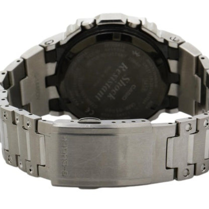 Casio G-Shock Gmw-B5000 Full Metal Men'S Watch With Silver Digital Dial And Stainless Steel