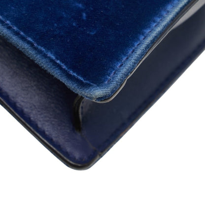 Gucci Dionysus Chain Crossbody Shoulder Bag 476432 Blue Velvet