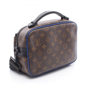 Louis Vuitton S-Lock Messenger Handbag In Coated Canvas And Leather With Monogram Macassar