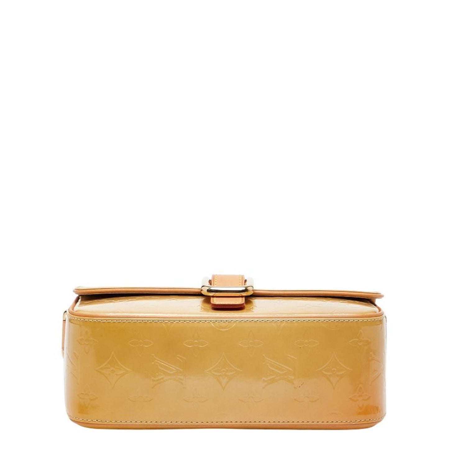 Louis Vuitton Monogram Vernis Christy Gm Shoulder Bag M91147 Beige Patent Leather