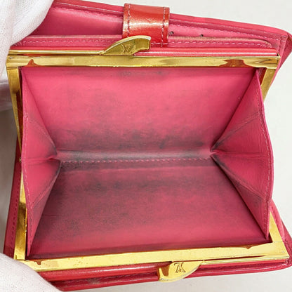 Louis Vuitton Vernis Porte Monnaie Viennois Wallet M9141F Framboise