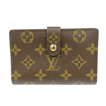 Louis Vuitton Monogram Portefeuille Viennese M61674 Canvas Brown Bi-Fold Long Wallet 1098Louis