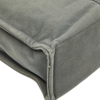 Hermes Foule Tote Mm Handbag Bag Gray Black Canvas