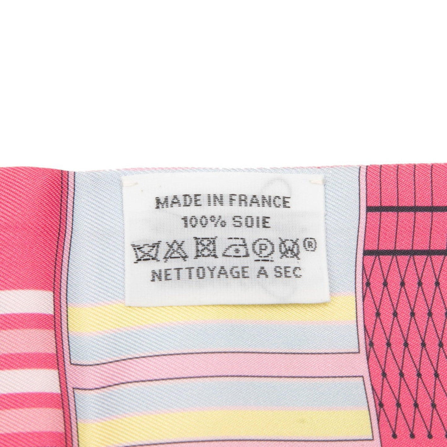 Herms Twilly Couvertures Et Tenues Horse Blanket Scarf Muffler Pink Multicolor Silk