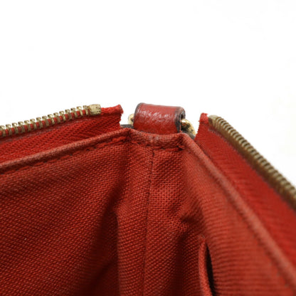 Louis Vuitton Louis Vuitton Monogram Pallas Clutch Shoulder Bag Chain Cerise Red M41638
