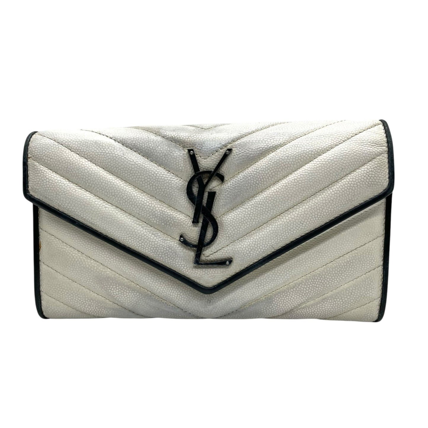 Ysl Paris Yves Saint Laurent Cassandra Long Wallet