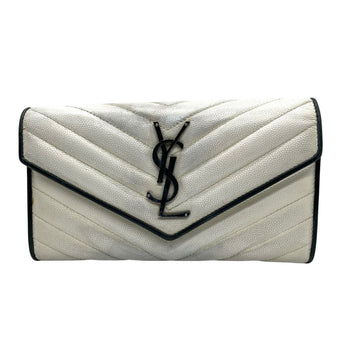 Ysl Paris Yves Saint Laurent Cassandra Long Wallet