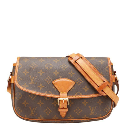 Louis Vuitton Monogram Sologne Shoulder Bag M42250 Brown Leather