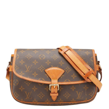 Louis Vuitton Monogram Sologne Shoulder Bag M42250 Brown Leather