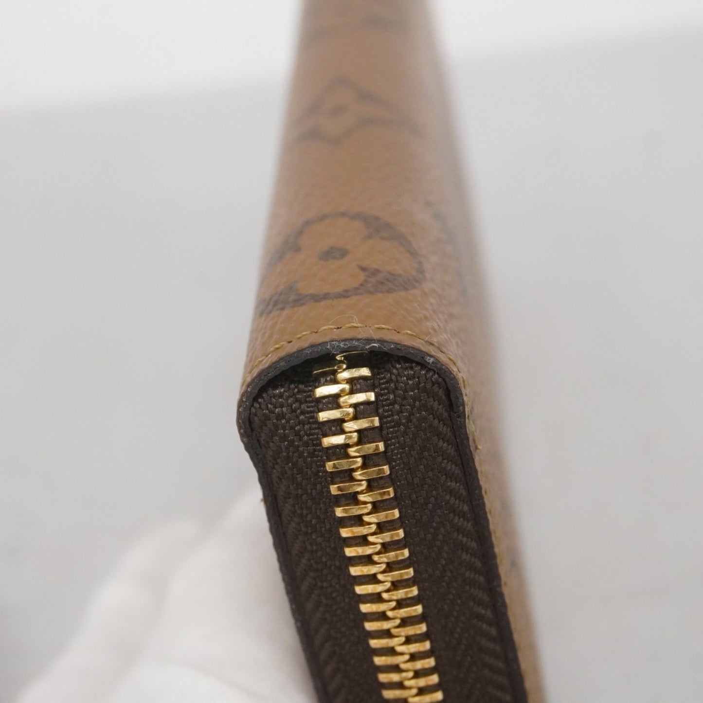 Louis Vuitton Monogram Reverse Portefeuille Clemence Long Wallet M82336 Brown