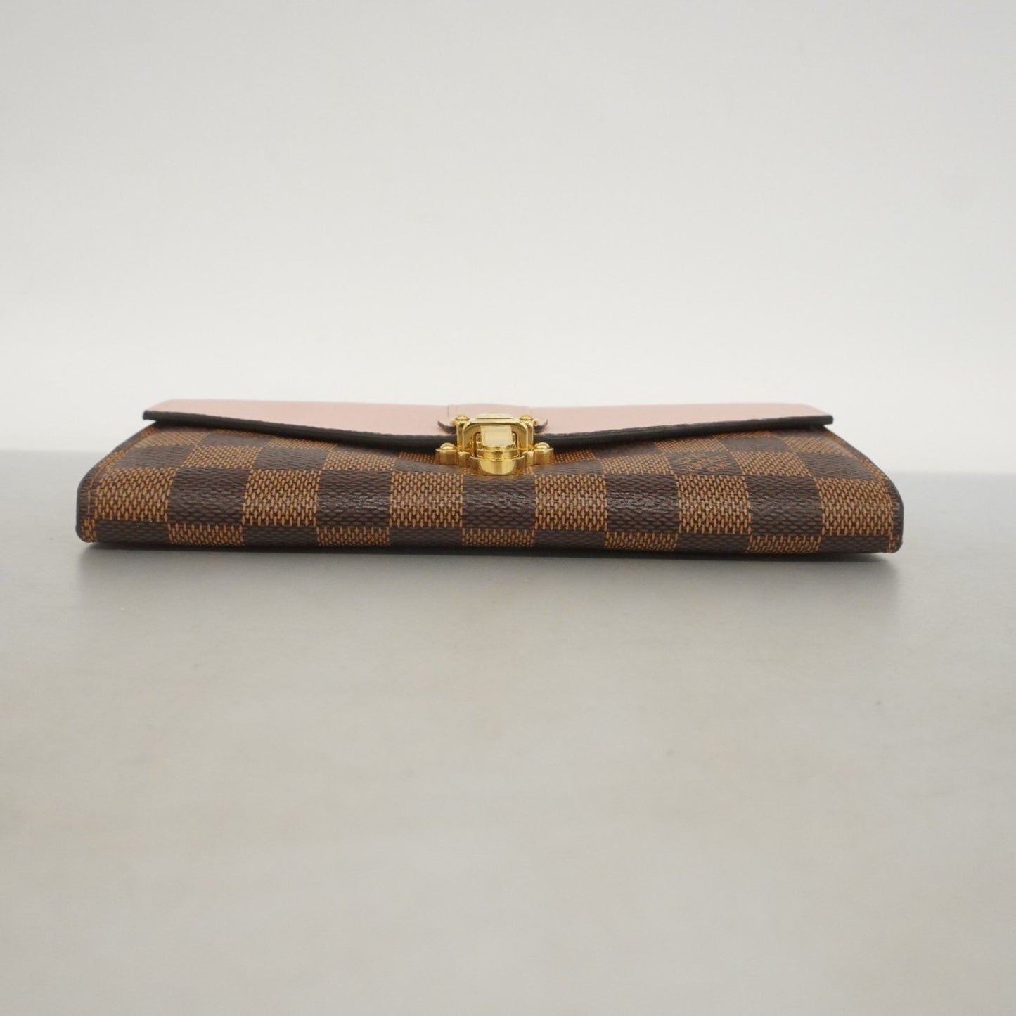 Louis Vuitton Damier Portefeuille Clapton Long Wallet N64447 Ebene Magnolia