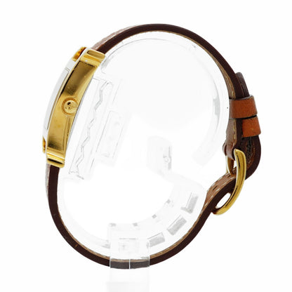 Herms H Watch Hh1.201 White Dial