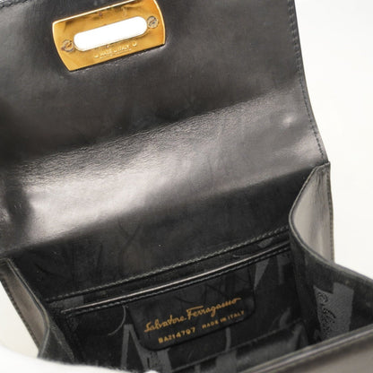 Salvatore Ferragamo Gancini Leather Shoulder Bag