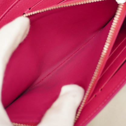Louis Vuitton Epi Portefeuille Sarah Long Wallet M64322 Noir Hot Pink
