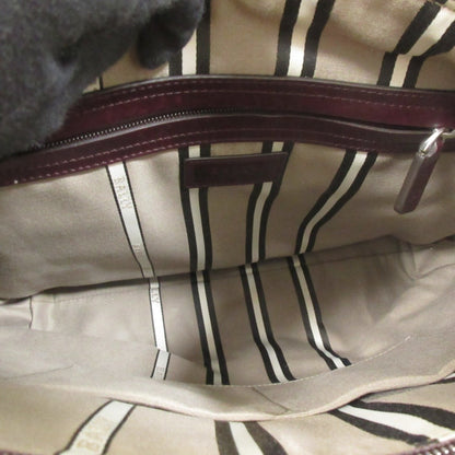 Bally Tepolt Leather Flap Messenger Shoulder Bag Burgundy Red