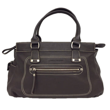 Longchamp Longchamp Leather Tote Bag Brown